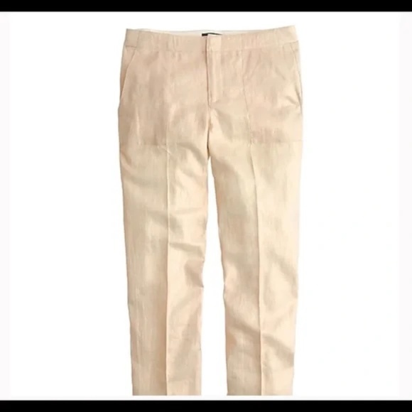 NWOT J. Crew Linen Pants - Picture 2 of 6